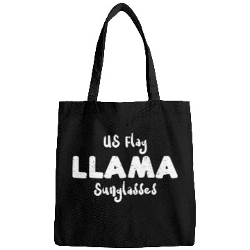 Discover US Flag Llama Sunglasses Bags