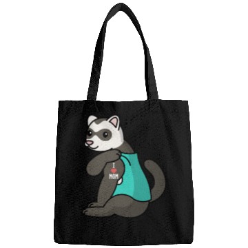 Discover I Love Mom Tattoo Ferret Bags