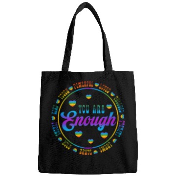 Discover You Are Enough LGBTQ Inspirational Bags