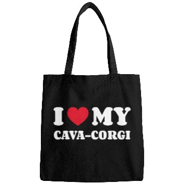 Discover I Love My Cava-Corgi Bags