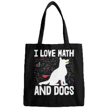 Discover I Love Math & Dogs Bags