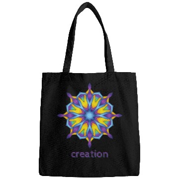 Discover Creation Mandala Design Bags