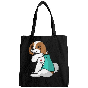 Discover I Love Dad Cavalier King Charles Spaniel Bags