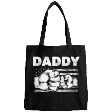 Discover Patriotic Daddy US Flag Dad & Son Fist Bump Bags