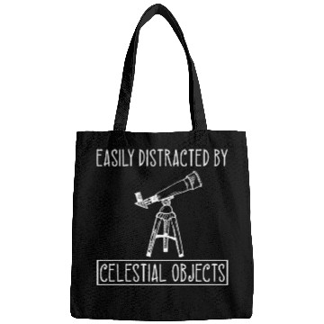 Discover Telescope Lover Celestial Objects Space Astronomer Bags