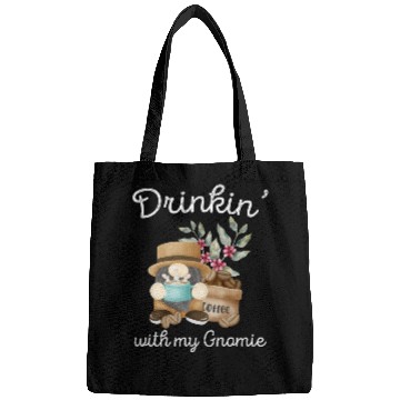Discover Coffee Gnome Drinking Funny Gnome Lover Bags