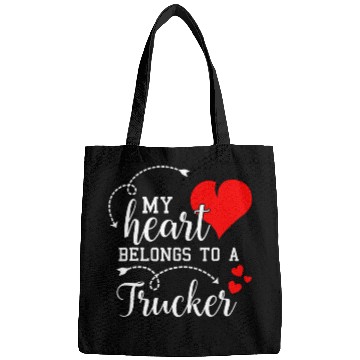 Discover I Love My Trucker Husband Wife Gift Valentines Day Bags
