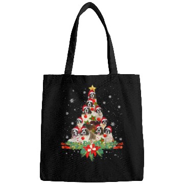 Discover Saint Bernard Christmas Tree Bags Dog Owner Gift