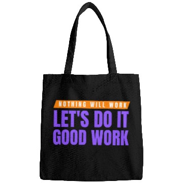 Discover Black and Yellow Simple Quotes Let's Do It Bags