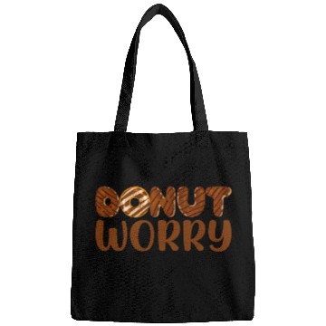 Discover Donut Worry - Funny Chocolate Donut Lover Foodie Bags