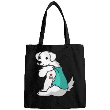 Discover I Love Dad Great Pyrenees Bags