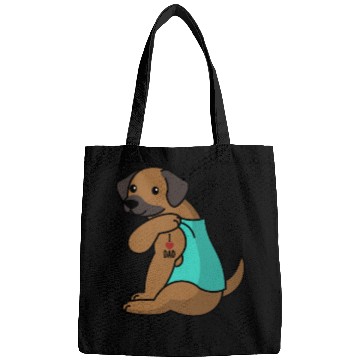 Discover I Love Dad Rhodesian Ridgeback Bags
