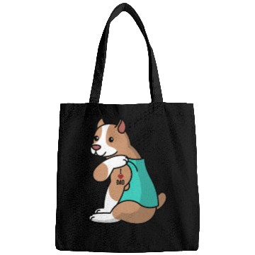 Discover I Love Dad Pit Bull Bags