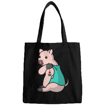 Discover I Love Dad Mini Pig Bags