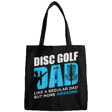 Discover Disc Golf Vintage Funny Disc Golfing Dad Lover Bags