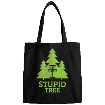 Discover Disc Golf Stupid Tree Sports Meme Quote Gift Bags