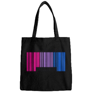 Discover Priceless Bisexual Pride Barcode Subtle Bi Flag Bags