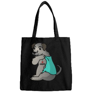 Discover Irish Wolfhound I Love Grandma Bags