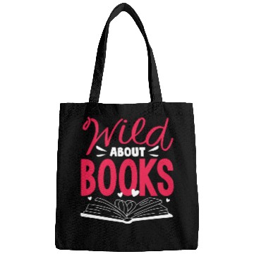 Discover Wild about Books, Reader, Bookworm Bags