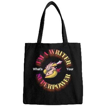 Discover I am a writer, what is your superpower? Bags