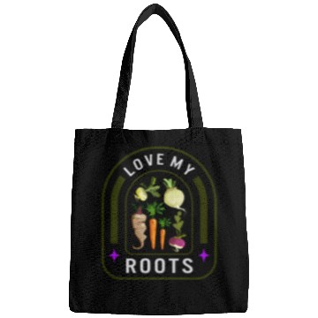 Discover Roots Vegetable Bags, Love My Roots Bags,