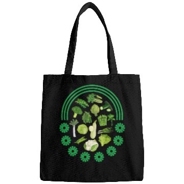 Discover Vegetables Bags, Green Vegetables Rainbow Bags,