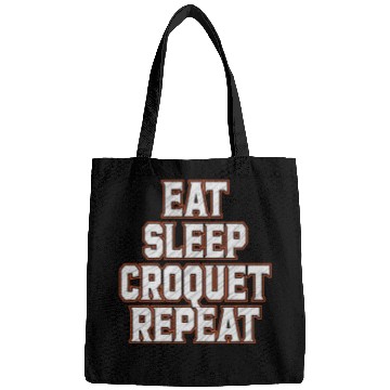 Discover Croquet Repeat : Eat Sleep Croquetfather'smother's Bags