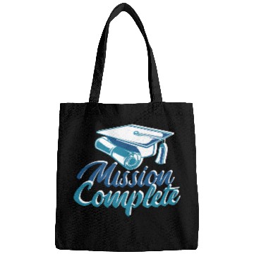 Discover Mission Completed Graduation University Done Missi Bags