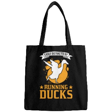 Discover Easily Distracted By Running Ducks Bags