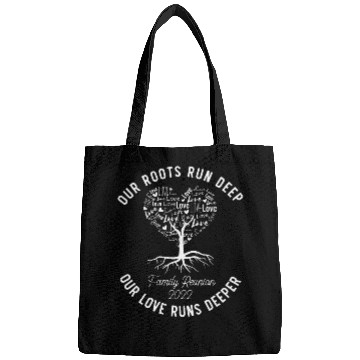 Discover our roots run deep, family reunion Bags