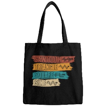 Discover Synthesizer Sine Sawtooth Square Triangle Retro Bags
