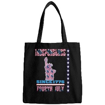 Discover Pattern flag Independence Since 1776 Fourth July Bags