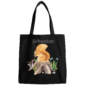 Discover Waldtier Squirrel Flowers Name Sebastian Bags