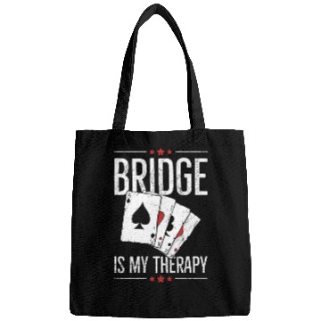 Discover Bridge is my therapy Design for a Bridge Master Bags