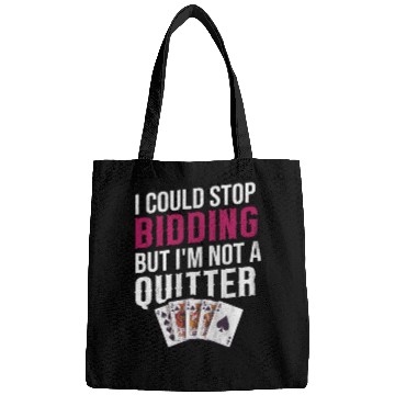 Discover Card Game Bridge Design for a Bridge Player Bags