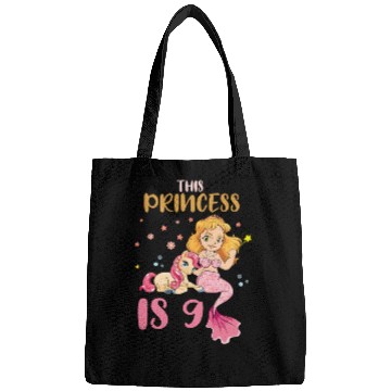 Discover Birth Born Age 9 Years Old Pretty Mermaid Unicorn Bags