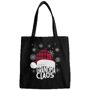 Discover Womens Grandma Claus Christmas Buffalo Plaid Bags