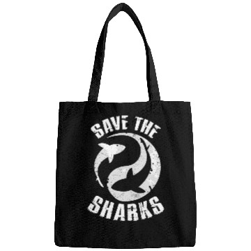 Discover Save The Sharks Protect Ocean Scuba Diving Bags