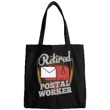 Discover Retired Postal Worker Postman Courier Mailman Bags