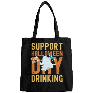 Discover Support Halloween Day Drinking | Drunk Ghost Bags