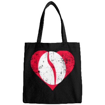 Discover Navy Bean Heart Bags