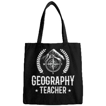 Discover Geography Teacher Geographer Student Geographic Bags