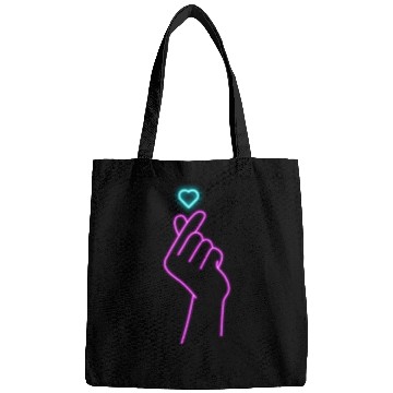 Discover Finger Heart K-Pop K-Drama Bags