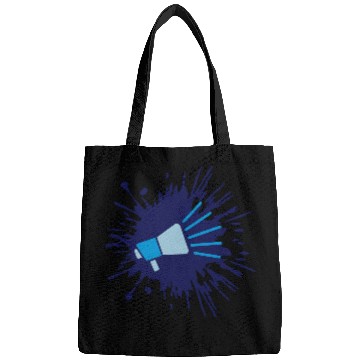 Discover color blob icon megaphone Bags