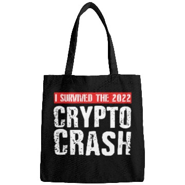 Discover I SURVIVED THE 2022 CRYPTO CRASH RETRO Bags