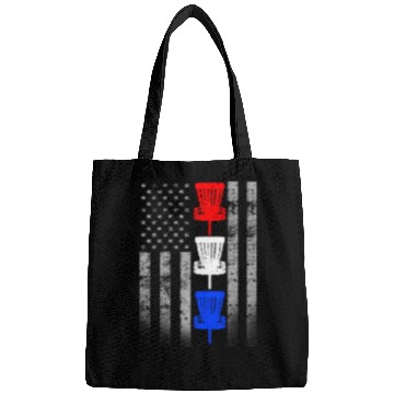 Discover Red White and Blue Disc Golf Flag Bags