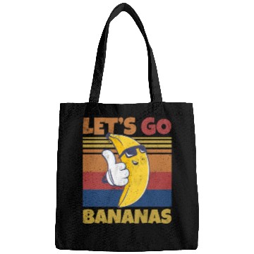 Discover Retro Let's Bananas Funny Cool Banana Bags