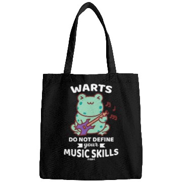 Discover Frog music guitar animal Bags