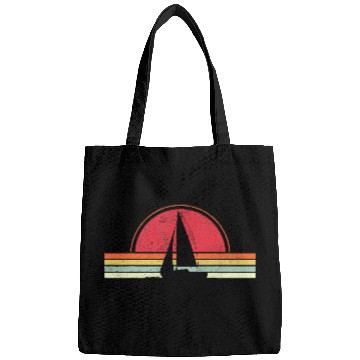 Discover Sailing Vintage Retro Sailboat Boating Boat Sailor Bags