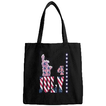 Discover Independence Since 1776 Fourth July Bags